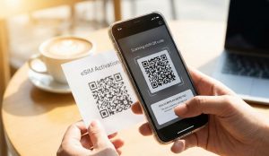 activate free eSIM 2026 QR code scan